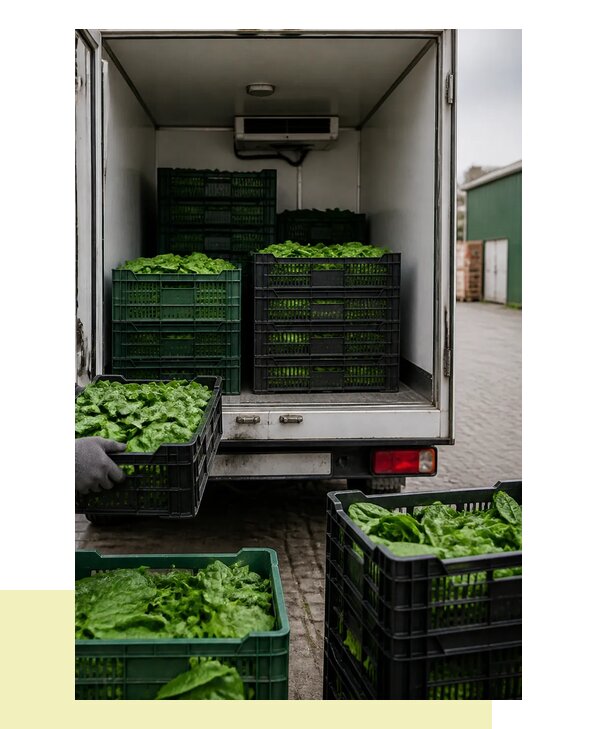 Перевозка шпината в Луховицы с сохранением свежести продукции